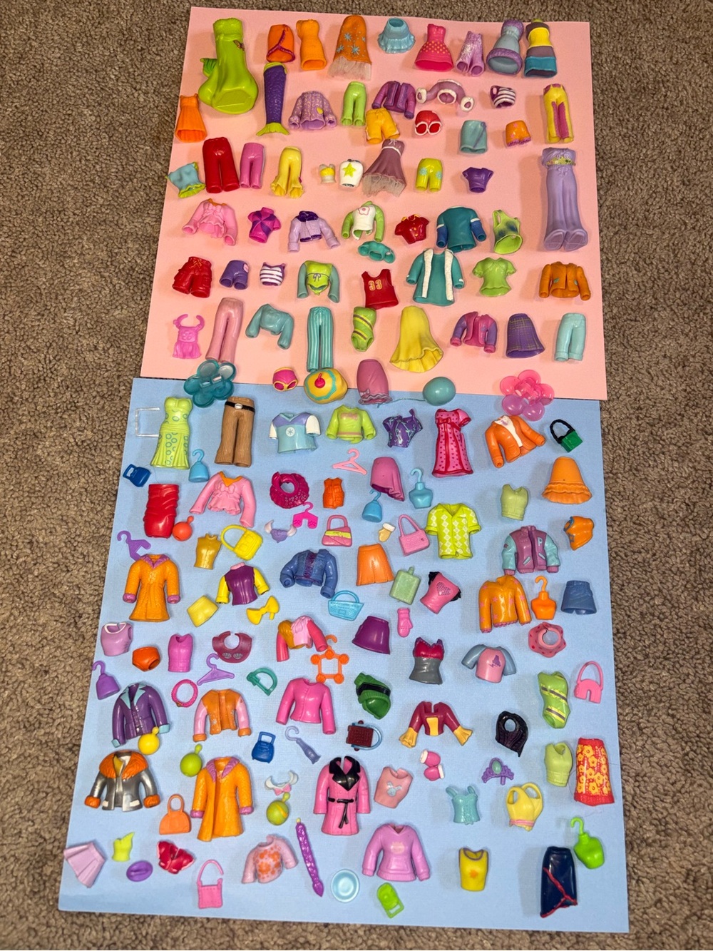 Large vintage early 00s Polly pocket accessory lot
